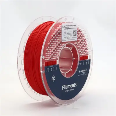 High Speed PLA 3D filament rdeč, 1,75 mm, 1 kg (3DP-PLA1.75HY-01-R)