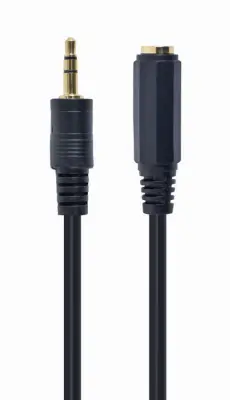 CCA-421S-5M audio kabel JACK 3.5mm M/JACK 3.5mm F 5m črn podaljšek