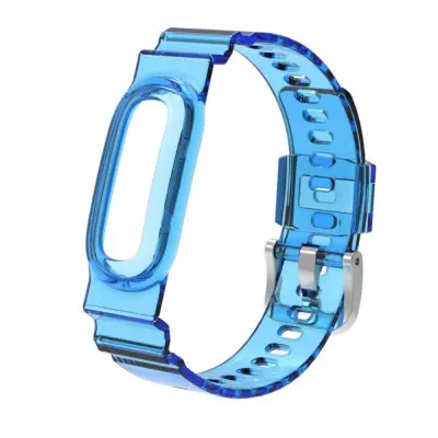 Zamenljiva TPU zapestnica za Fitbit Air, vodoodporna, 26cm x 2cm Blue