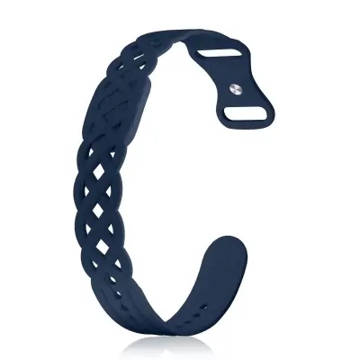 Silikonski pašček za Fitbit Air z zračno pletenico, vodoodporen Blue
