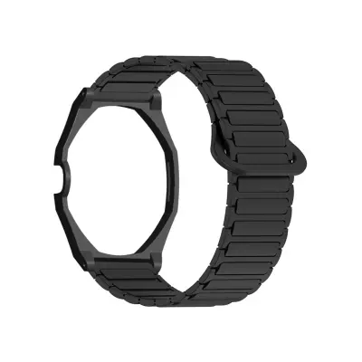 Silikonski pašček, združljiv z AP x Swatch, magnetni I-nosilec 14-21cm Black