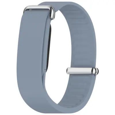 Silikonski pašček z metalno zaponko za Fitbit Air, udoben Blue