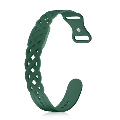 Silikonski pašček za Fitbit Air z zračno pletenico, vodoodporen Green