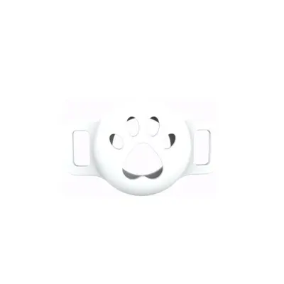 Silikonski ovitek za tracker z blazinico - zaščita za AirTag White