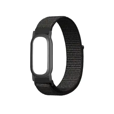Nadomestni najlonski pašček za Fibit Air, najlon+PC 25.2cm x 1.96cm Black