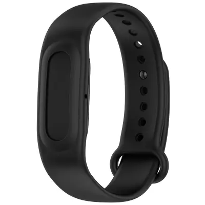 Integrirana silikonska TPU zapestnica za Fitbit Air z udobnim oprijemom Black
