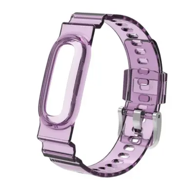 Zamenljiva TPU zapestnica za Fitbit Air, vodoodporna, 26cm x 2cm Purple
