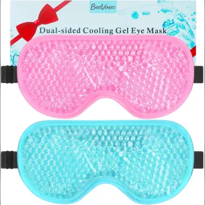 Gel maska za oči 2-pack – hladilna in mikrovalovna toplotna terapija