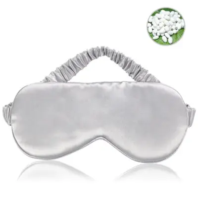 Svilena spalna maska Silver