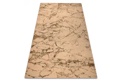 Preproga volna OMEGA SOLUM Marmor bež / zelena 200x300 cm