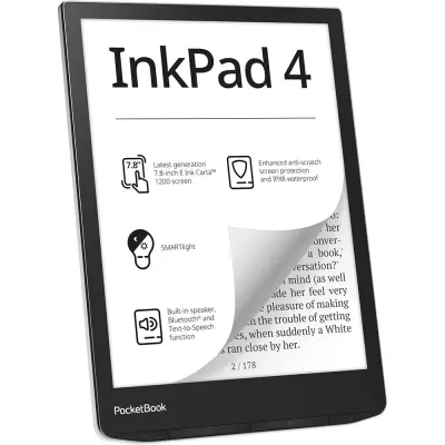 PocketBook InkPad 4 Silver 743 32 GB 7,8