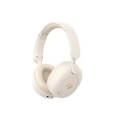 Slušalke Bluetooth HAVIT H655BT PRO (bež) – ANC do 40 dB, do 80 h delovanja, Bluetooth 5.3