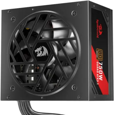 Napajalnik REDRAGON Guard GC-GU03P 750 W ATX 3.1 80 Plus Bronze, črno-rdeč