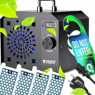 100W generator ozona 90g/h odstranjevalec neprijetnih vonjav ozonator LCD