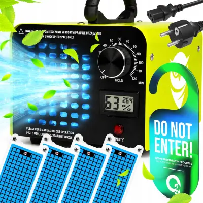 155W generator ozona 70g/h odstranjevalec neprijetnih vonjav ozonator LCD