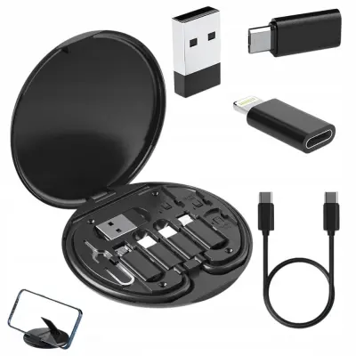 Komplet adapterjev 5v1 USB-C mikro USB Lightning za mobilne telefone