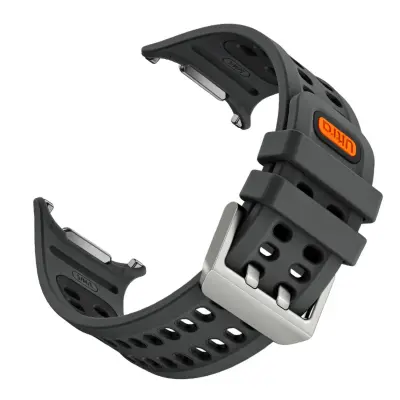 Kompatibilni del – Samsung Galaxy Watch Ultra 47mm silikonski pašček Black