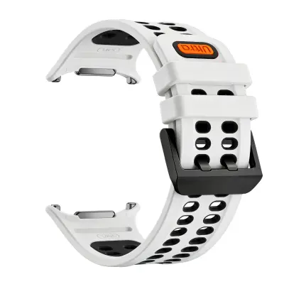 Zamenjava/kompatibilni del – Samsung Watch Ultra 47mm silikonski trak White+Black
