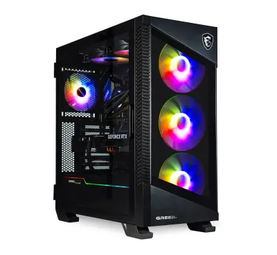 Greed® MK5 Intel - namizni računalnik / gaming pc - Intel Core i7 12700F + AMD RX 9070XT 16GB - 32GB RAM - 1TB SSD - WLAN + Win11 Pro