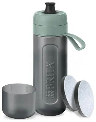 BRITA Active 0,6 l pastelno zelena filtrirna steklenica + 2 mikrodisk filtra