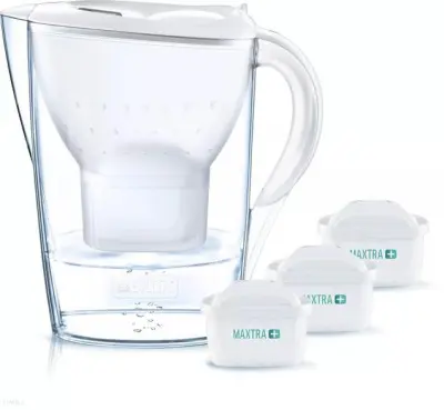 BRITA Marella XL bel filter vrč + 3 Pure Performance Pro kartuše