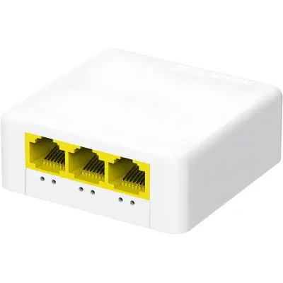 LAN switch POE mrežno stikalo 3 port razdelilnik do 1000 Mb/s