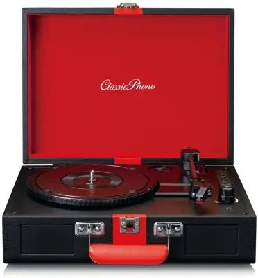 Gramofon LENCO TT-110, sa zvučnicima, bluetooth, retro, plavi