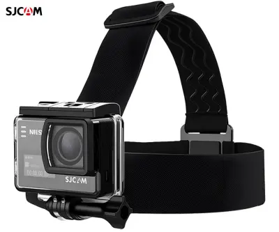 SJCAM nosilec kamere za na glavo, univerzalni, visoka kakovost, trpežna izdelava, izjemna stabilnost, za vse modele SJCAM, črn