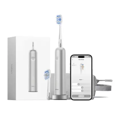 Električna zobna ščetka Laifen Wave Pro, srebrna (aluminij)