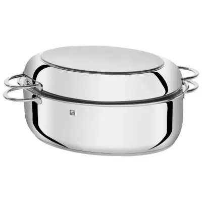 Roaster 8,5l ovalen pekač iz nerjavečega jekla s poklrovom 41 cm (40993-000-0)