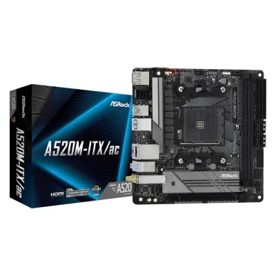 Matična plošča ASRock A520M-ITX/AC