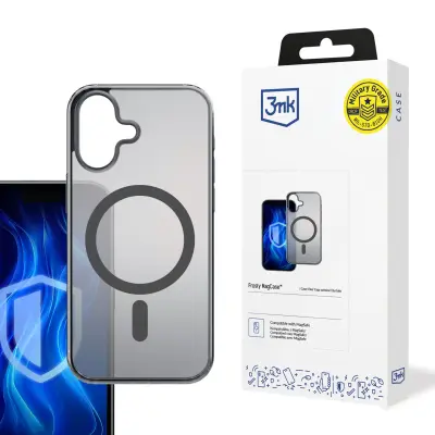 APPLE IPHONE 16 - 3MK FROSTY MAGCASE ČRN