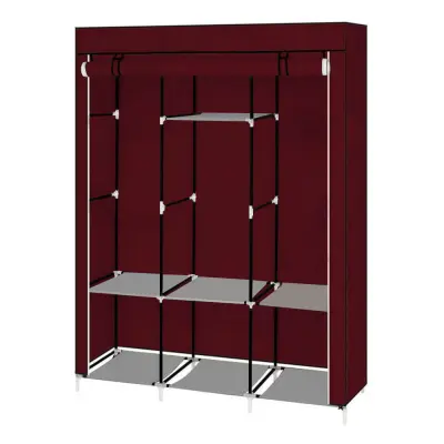 Mobilna omara z zadrgo - 130x45x170 cm, enostavna sestava, zaščita pred prahom