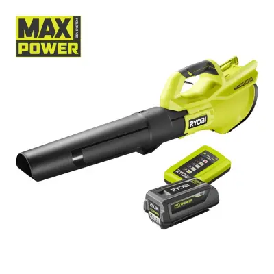 RYOBI Akumulatorski puhalnik listja + 4Ah bat. + polnilnik RY36BLB-140 36V MAX POWER