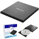 VERBATIM SLIMLINE CD/DVD SNEMALNIK ZUNANJI ZA RAČUNALNIKE USB-C S KABLOM