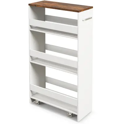 Kopalniški regal na kolesih 47,5 x 20 x 80,5 cm