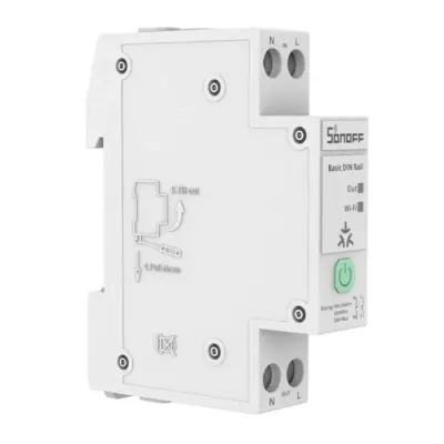 SONOFF  pametni Wi-Fi modul za DIN letev BASIC-1GSP