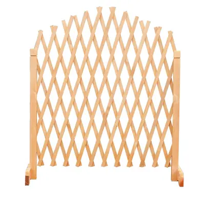 Nastavljiv leseni rožni trellis set - 2 kosa, vremensko odporen bor, maks. širina 150 cm