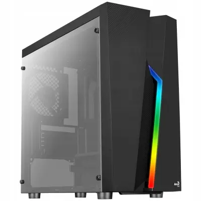 Aerocool Bolt Mini RGB mini ohišje, črna