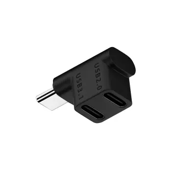 Pravokotni adapter USB-C, varčen priključek za kompaktne naprave