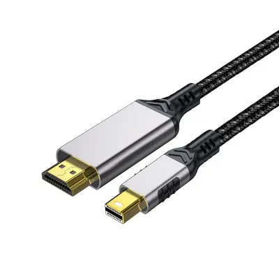 2m MiniDP na HDMI adapter z zlatim konektorjem, 4K 3840x2160