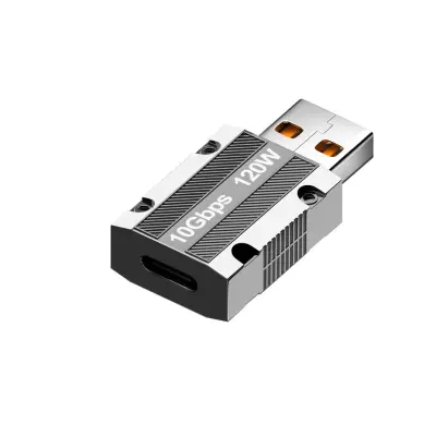 USB-C adapter 120W z ženskim USB-C in moškim USB-A