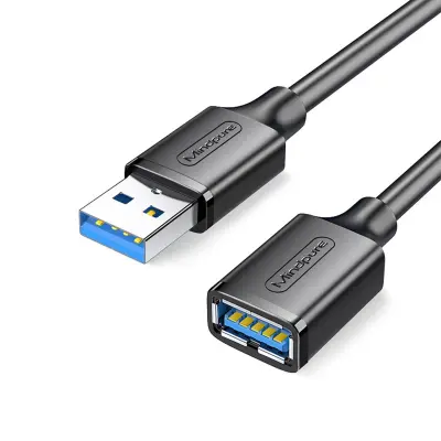 Podaljšek USB 3.0, 12 m, A moški–ženski, oklopljen PVC kabel