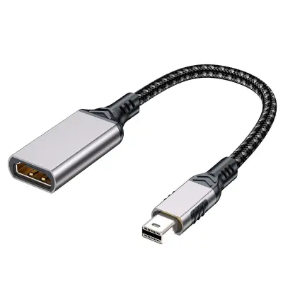 MiniDP na HDMI adapter (HDMI ženski) – 4K 3840x2160, zlato Gray