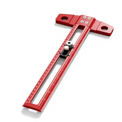 Večnamensko T-ravnilo iz kovano-anodiziranega aluminija  L