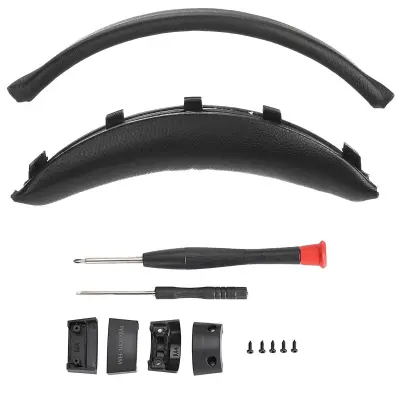 Blazinica traku za Sony WH-1000XM4: ovčje usnje in pena Black