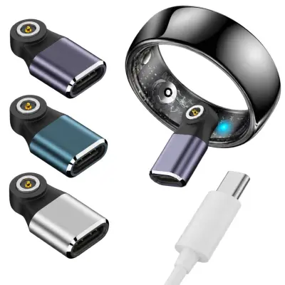 Magnetni polnilni adapter za pametni prstan, 2 kosa Silver