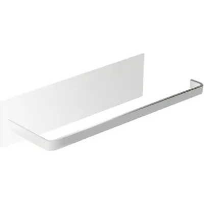 Držalo iz ogljikovega jekla pod omarico z lepilom. White