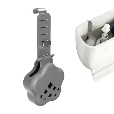 Držalo iz silikona za čistilne tablete v cisterni, 14cm x 2.5cm Gray
