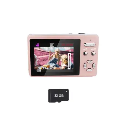 Digitalni fotoaparat 48 MP z 16x povečavo in makrom Pink